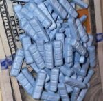 Blue Xanax Bars B707 - Image 2
